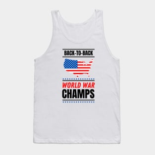 Back to Back World War Champs (USA) Tank Top